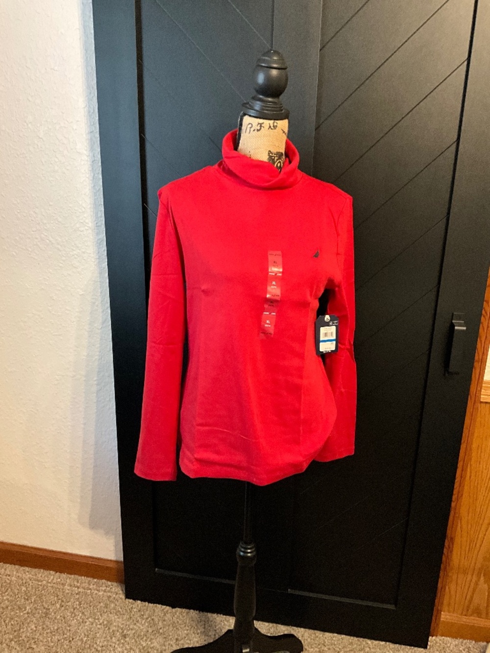 NWT Red jersey top.  Xl